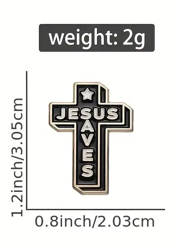 Jesus Saves Pin