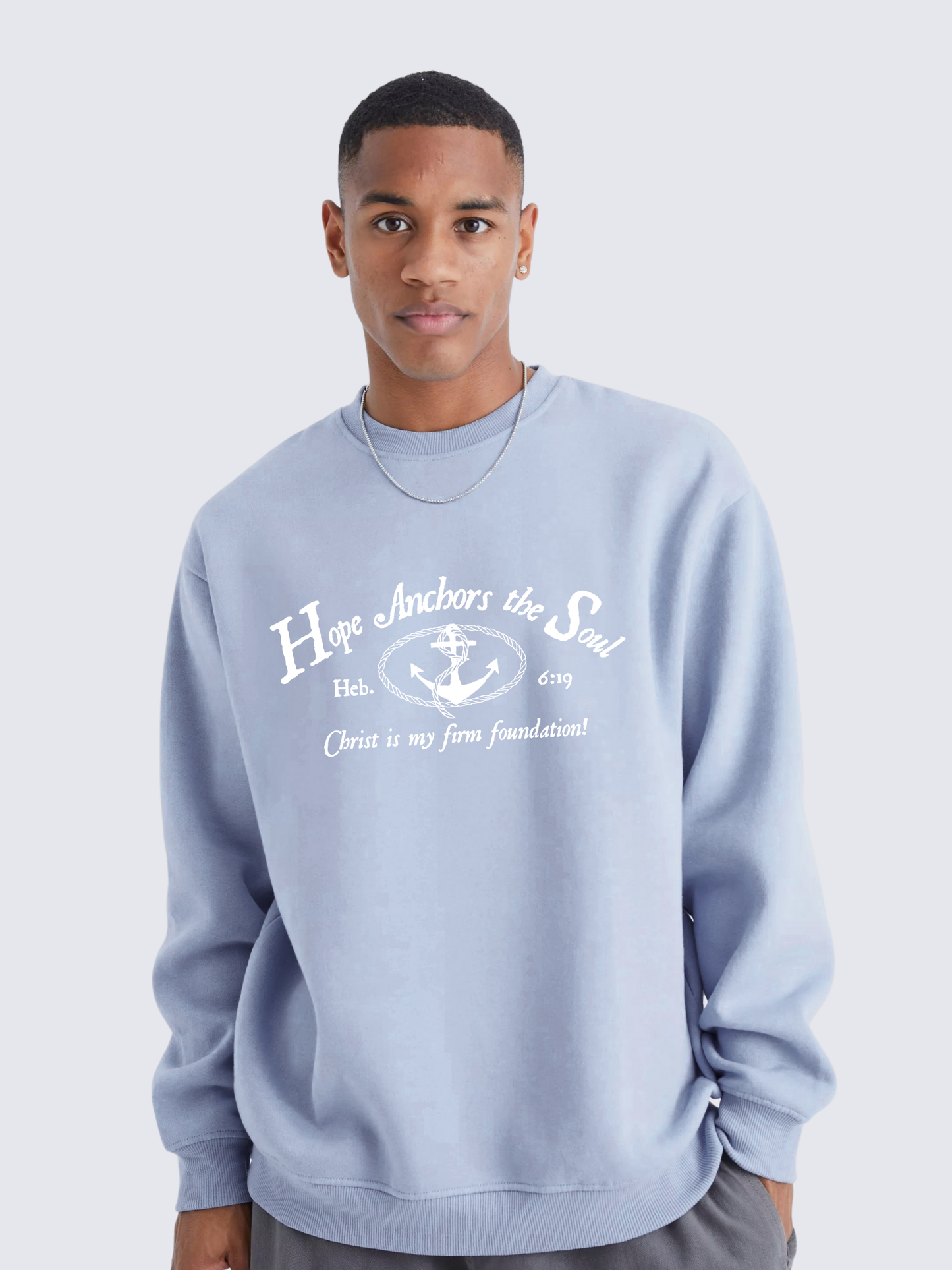 Hope Anchors the Soul Crewneck