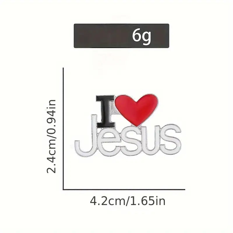 I Love Jesus Pin