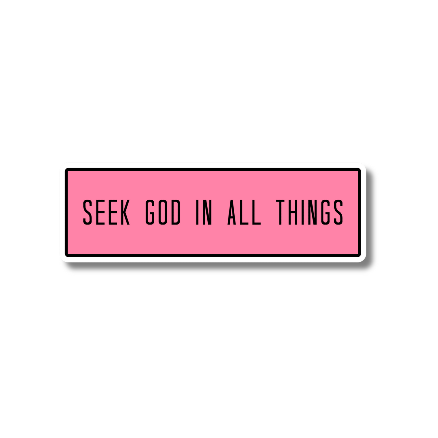 Seek God Sticker