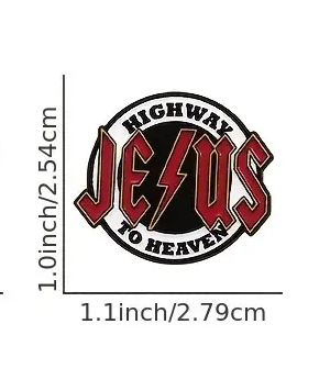 Jesus, Highway to Heaven Pin