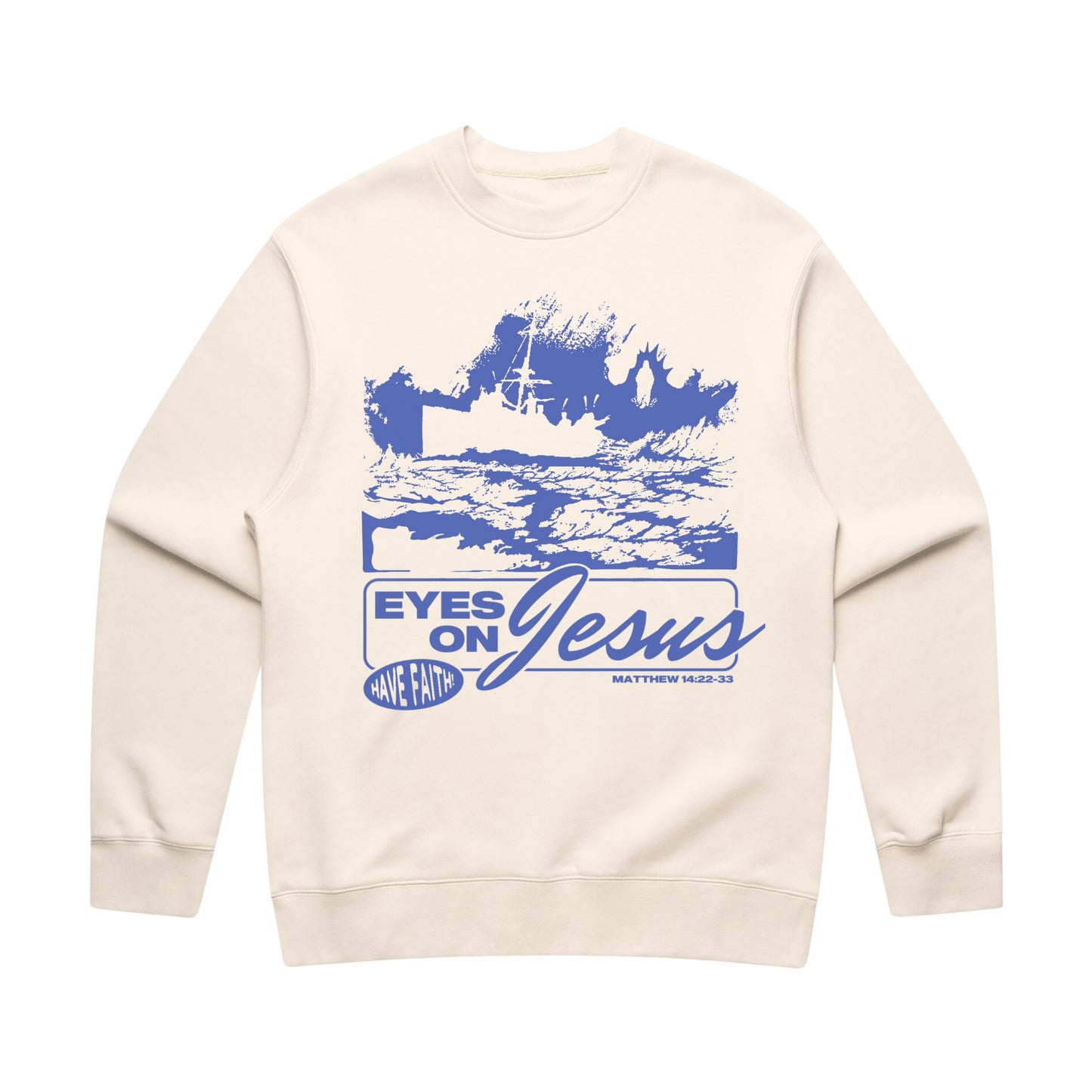 Eyes on Jesus Crewneck