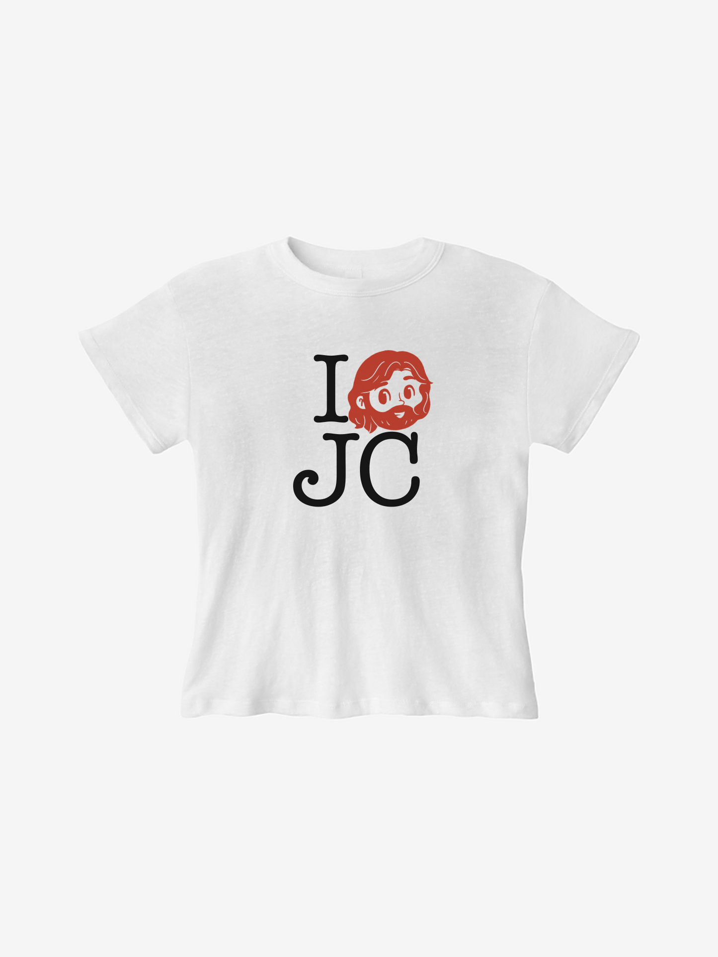 I Love JC Character Baby Tee