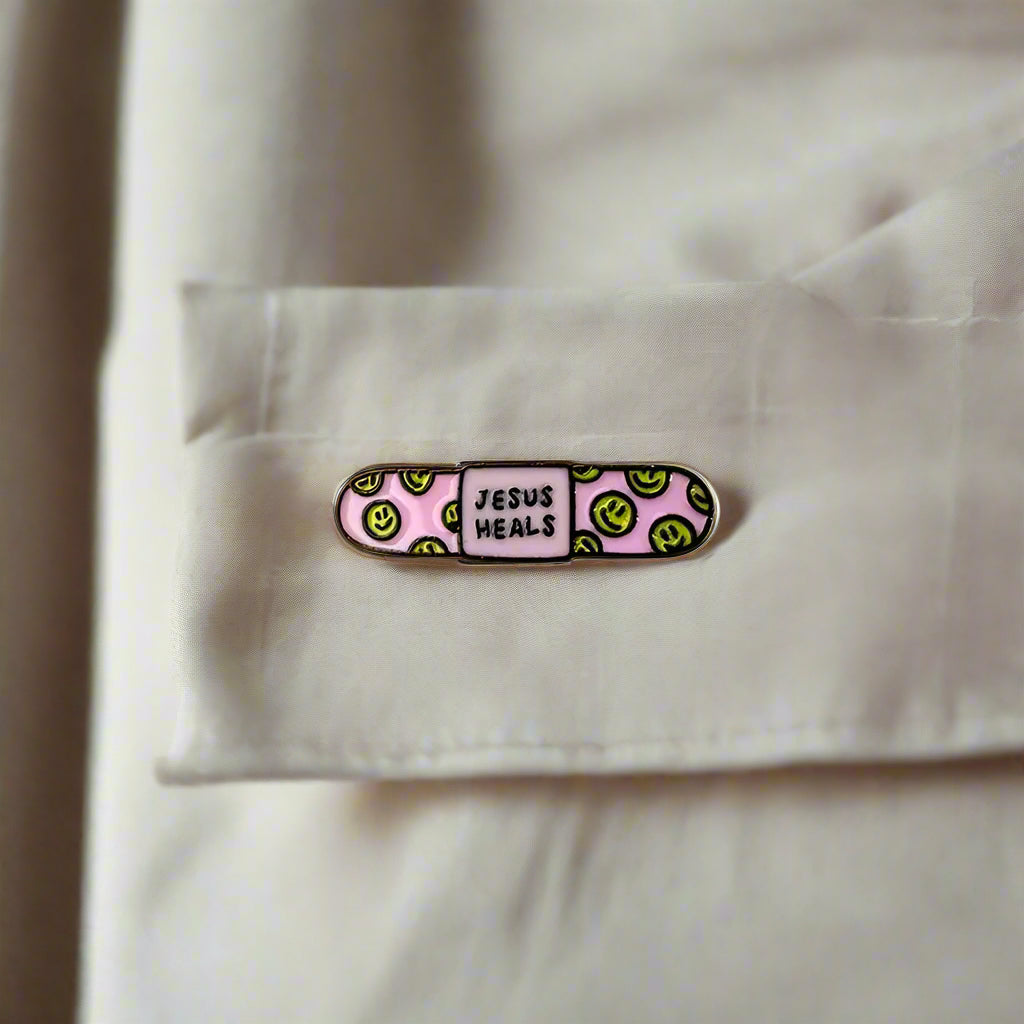 Jesus Heals Pin