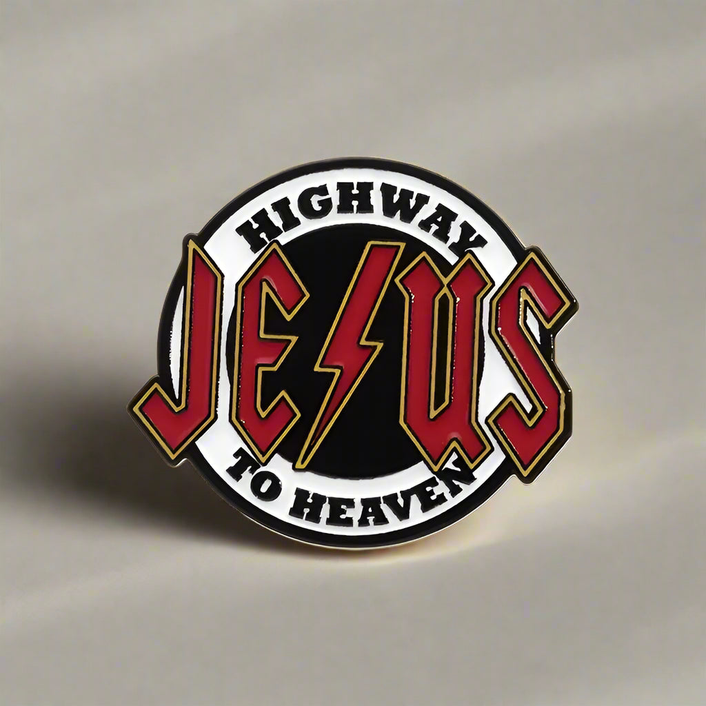 Jesus, Highway to Heaven Pin