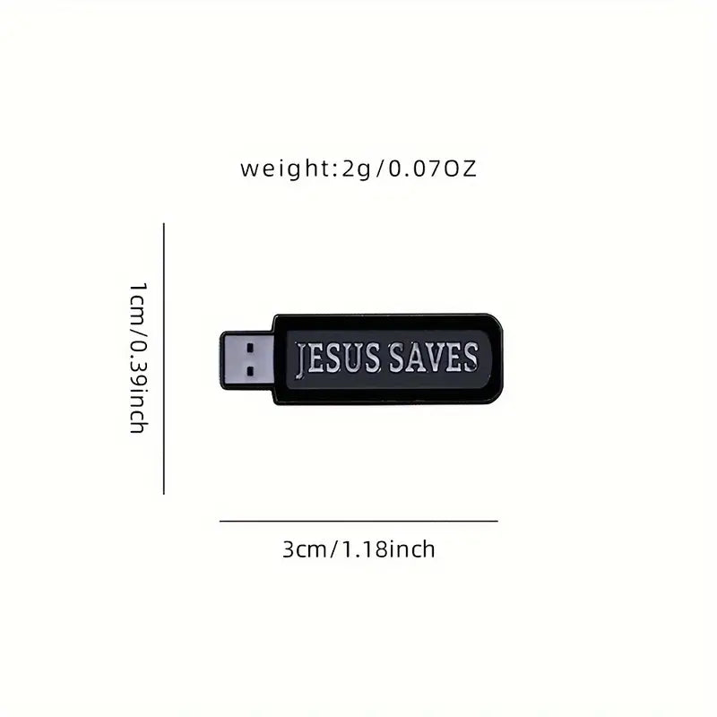 Jesus Saves Pin