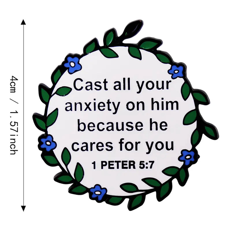 1 Peter 5:7 Pin