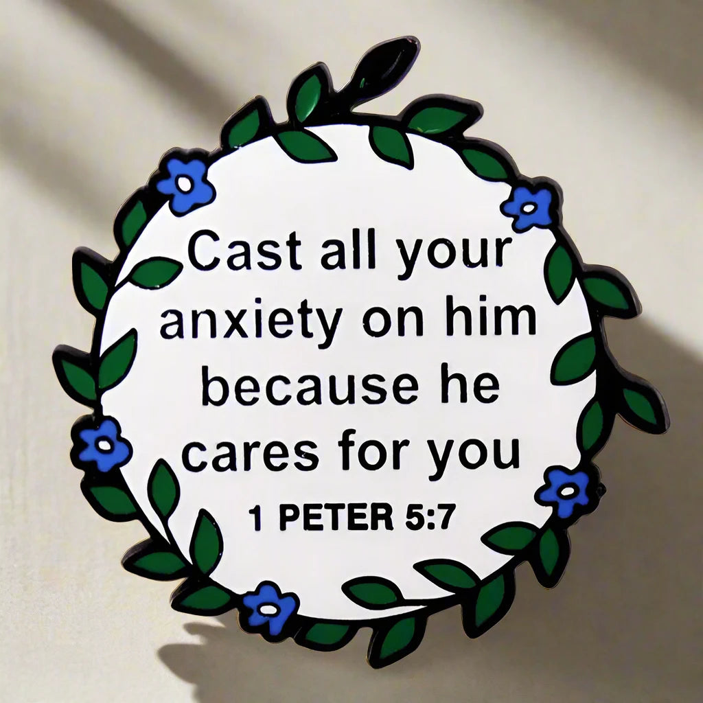 1 Peter 5:7 Pin