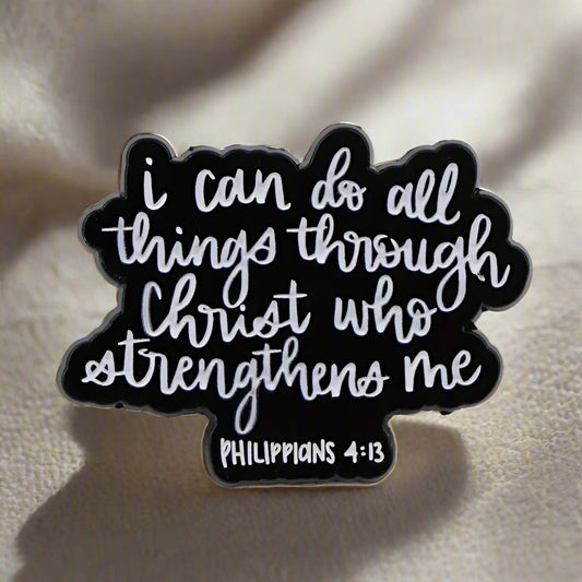 Phillipians 4:13 Pin