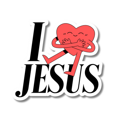 I Love Jesus Sticker