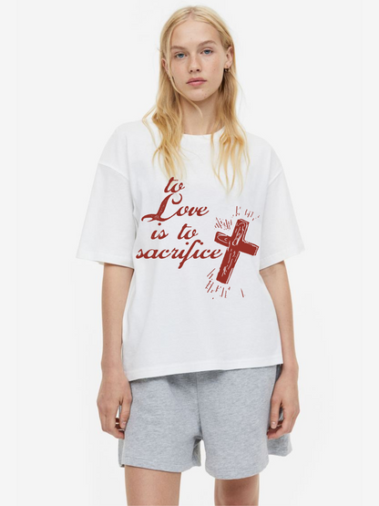 Love is Sacrifice Box Tee