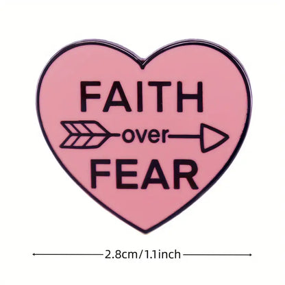 Faith Over Fear Pin