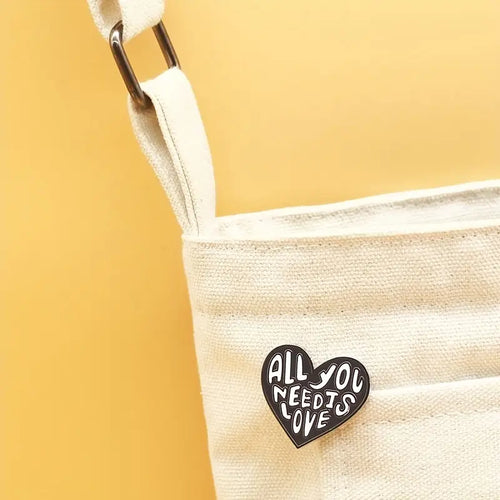 SĒK Apparel 'All You Need is Love' Christian enamel pin — faith and love pin"