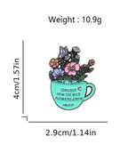 Consider the Flowers Pin