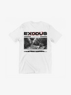 SĒK Apparel Exodus 14:13 Graphic Tee — flat lay back view with scripture graphic, faith-inspired Christian tee referencing Exodus 14:13