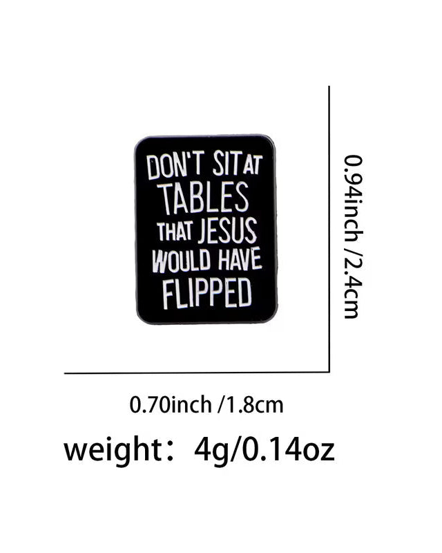 Flipped Tables Pin