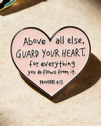 Guard Your Heart Pin
