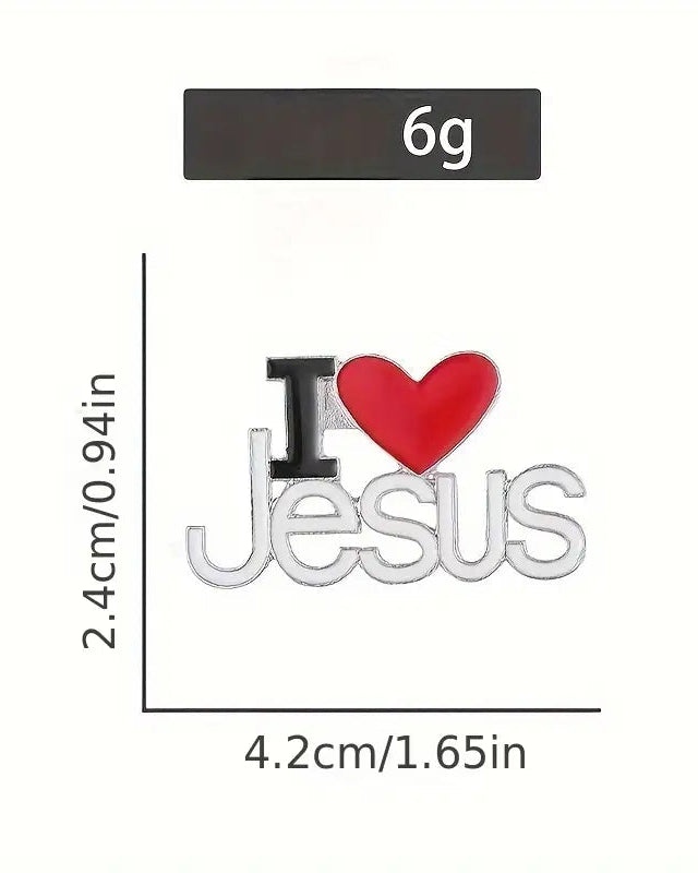 I Love Jesus Pin