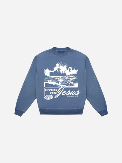 Eyes on Jesus Crewneck