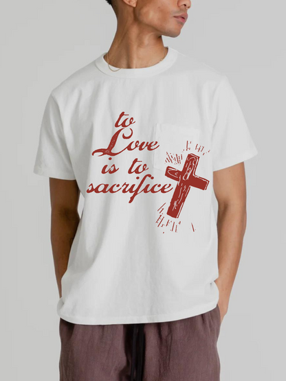 Love is Sacrifice Box Tee