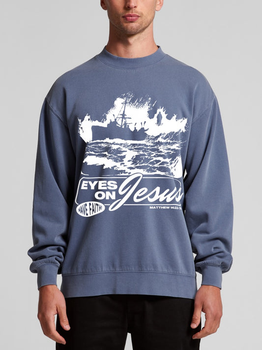 Eyes on Jesus Crewneck