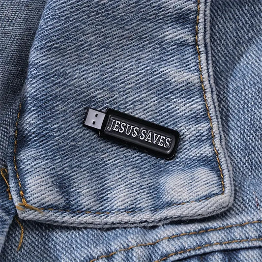 Jesus Saves Pin