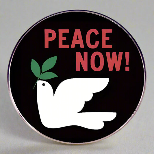 Peace Now Pin
