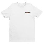 Exodus tee front view — premium Christian streetwear graphic tee with minimalist illustrative design